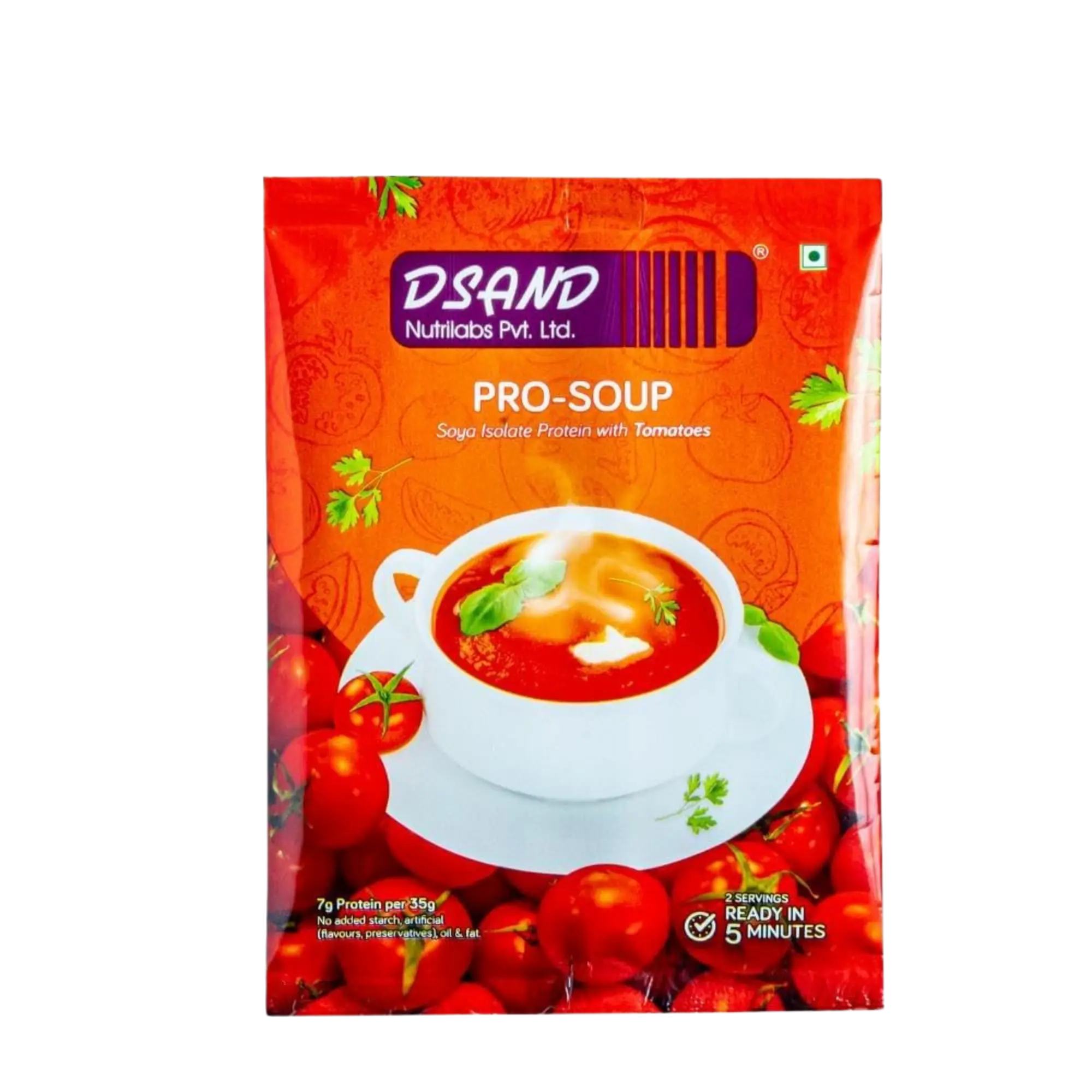 soy protein tomato soup preparation