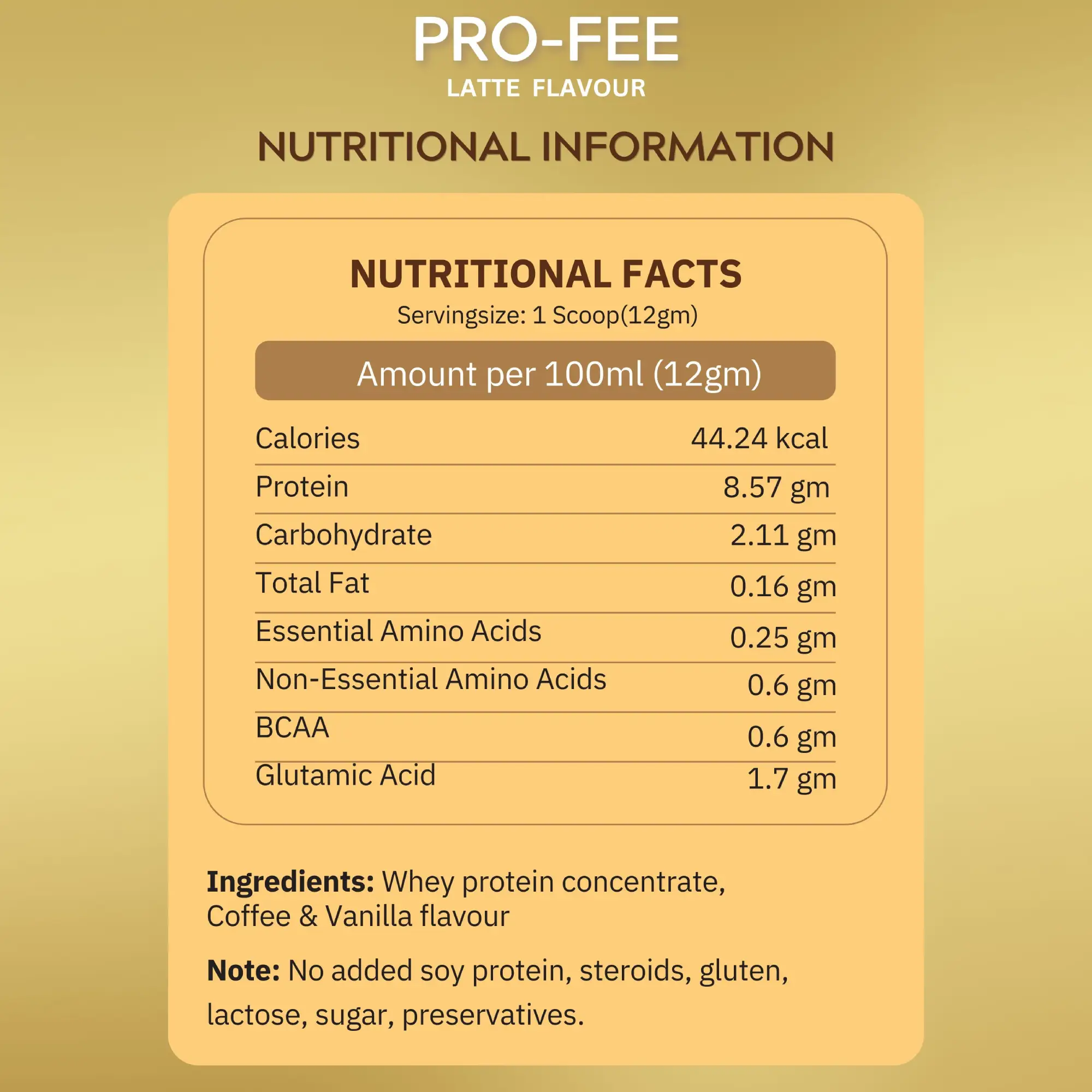 protein coffee premix