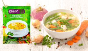 Wholesome Delight: Instant Soy Protein Vegetable Soup!