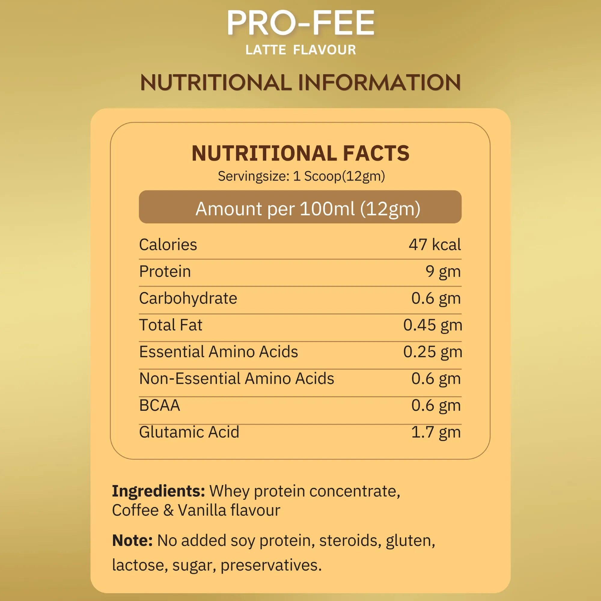 PRO-FEE Protein Coffee Latte (Pack of 10 and Get 10 + 2) - Image 7
