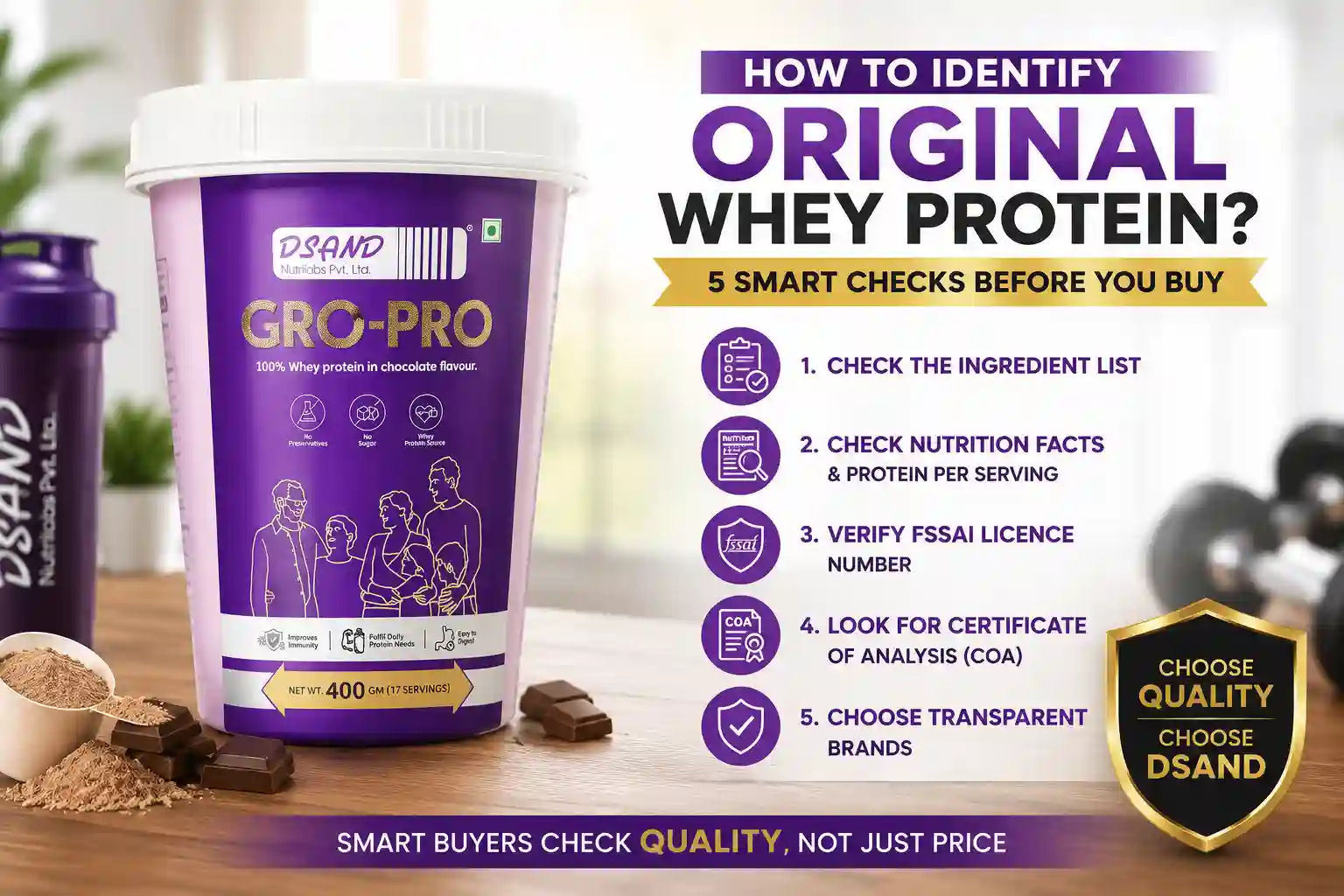How to Identify Original Whey Protein