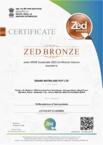 MSME – ZED Bronze