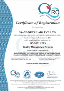 Quality Management System (ISO 9001)