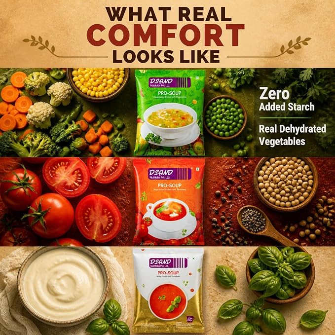 DSAND High Protein Instant Soup Trial Combo (Pack of 3) - Image 5