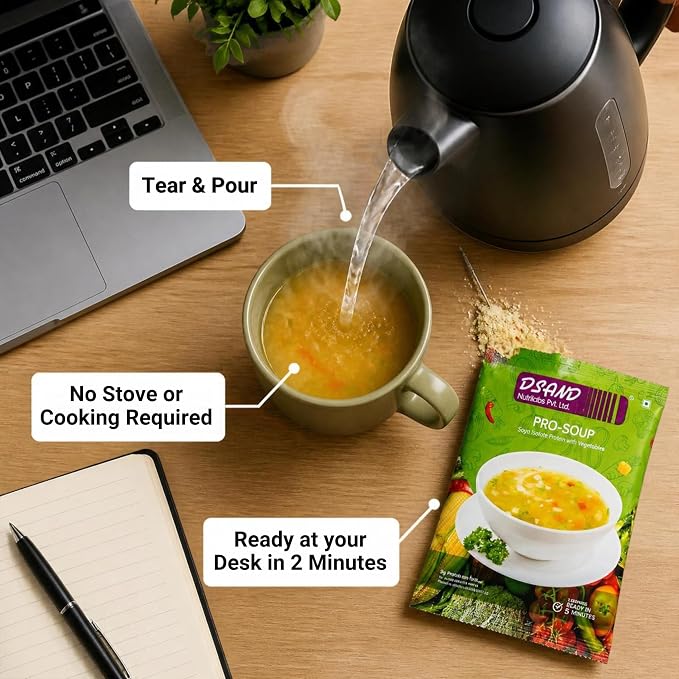 DSAND High Protein Instant Soup Trial Combo (Pack of 3) - Image 2